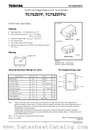 TC7SZ07F datasheet pdf TOSHIBA