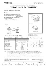 TC7WG126FK datasheet pdf TOSHIBA