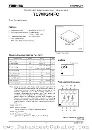 TC7WG14FC datasheet pdf TOSHIBA