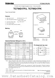 TC7WG17FK datasheet pdf TOSHIBA