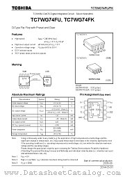 TC7WG74FU datasheet pdf TOSHIBA