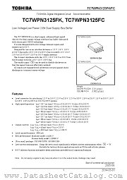 TC7WPN3125FC datasheet pdf TOSHIBA