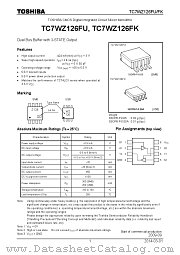 TC7WZ126FU datasheet pdf TOSHIBA