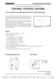 TCK106G datasheet pdf TOSHIBA