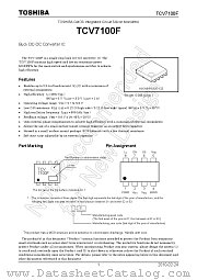 TCV7100F datasheet pdf TOSHIBA