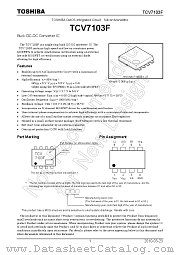 TCV7103F datasheet pdf TOSHIBA