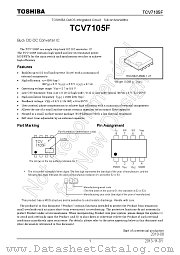 TCV7105F datasheet pdf TOSHIBA