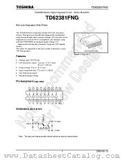 TD62381FNG datasheet pdf TOSHIBA