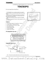 TD62383PG datasheet pdf TOSHIBA