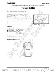 TD62708NG datasheet pdf TOSHIBA