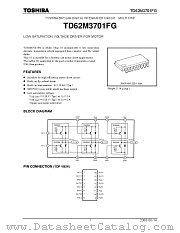 TD62M3701FG datasheet pdf TOSHIBA