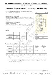 TLYE68CG(F) datasheet pdf TOSHIBA