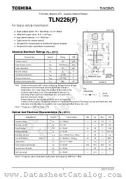 TLN226(F) datasheet pdf TOSHIBA