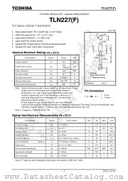 TLN227(F) datasheet pdf TOSHIBA
