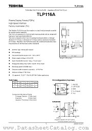 TLP116A datasheet pdf TOSHIBA