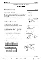 TLP155E datasheet pdf TOSHIBA