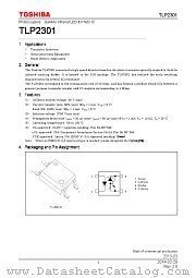 TLP2301 datasheet pdf TOSHIBA