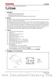 TLP2348 datasheet pdf TOSHIBA