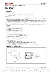 TLP2361 datasheet pdf TOSHIBA