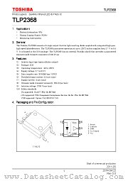 TLP2368 datasheet pdf TOSHIBA