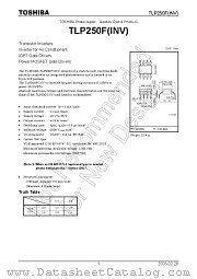 TLP250F(INV) datasheet pdf TOSHIBA