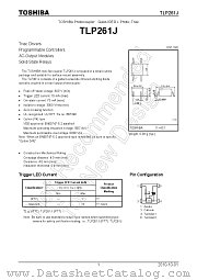 TLP261J datasheet pdf TOSHIBA