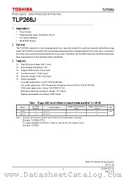 TLP268J datasheet pdf TOSHIBA