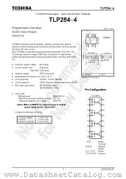 TLP284-4 datasheet pdf TOSHIBA
