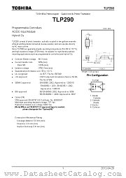 TLP290 datasheet pdf TOSHIBA