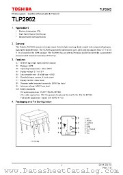 TLP2962 datasheet pdf TOSHIBA