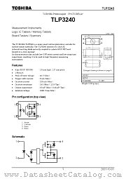 TLP3240 datasheet pdf TOSHIBA