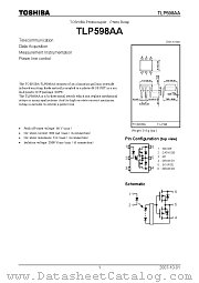 TLP598AA datasheet pdf TOSHIBA