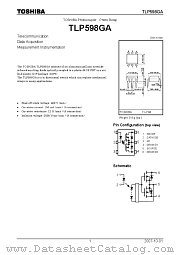 TLP598GA datasheet pdf TOSHIBA