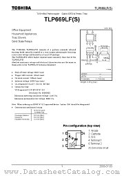 TLP669LF(S) datasheet pdf TOSHIBA