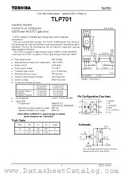 TLP701 datasheet pdf TOSHIBA