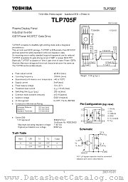 TLP705F datasheet pdf TOSHIBA