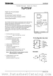 TLP751F datasheet pdf TOSHIBA