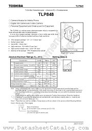 TLP848 datasheet pdf TOSHIBA