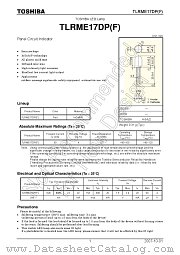 TLRME17DP(F) datasheet pdf TOSHIBA