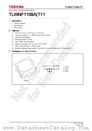 TLWNF1109A(T11 datasheet pdf TOSHIBA