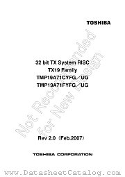 TMP19A71FYUG datasheet pdf TOSHIBA