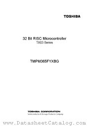 TMPM365FYXBG datasheet pdf TOSHIBA