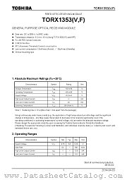 TORX1353(V,F) datasheet pdf TOSHIBA
