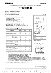 TPC8045-H datasheet pdf TOSHIBA
