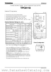 TPC8118 datasheet pdf TOSHIBA