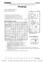 TPC8122 datasheet pdf TOSHIBA