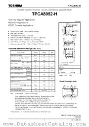TPCA8052-H datasheet pdf TOSHIBA