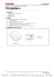 TPCA8056-H datasheet pdf TOSHIBA