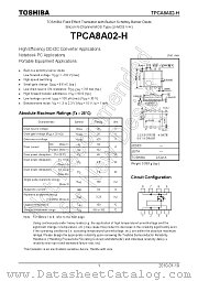 TPCA8A02-H datasheet pdf TOSHIBA