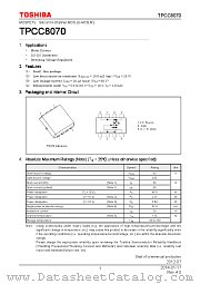 TPCC8070 datasheet pdf TOSHIBA